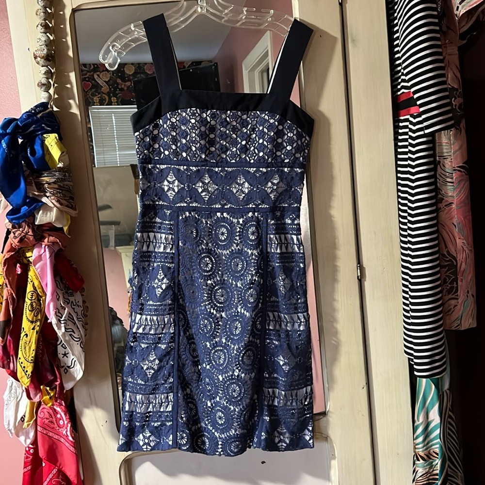 Tory Burch Margaux Lace Overlay Dress